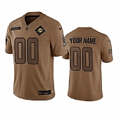 Men's Miami Dolphins Active Player Custom 2023 Brown Salute To Setvice Limited Football Stitched Jersey,baseball caps,new era cap wholesale,wholesale hats